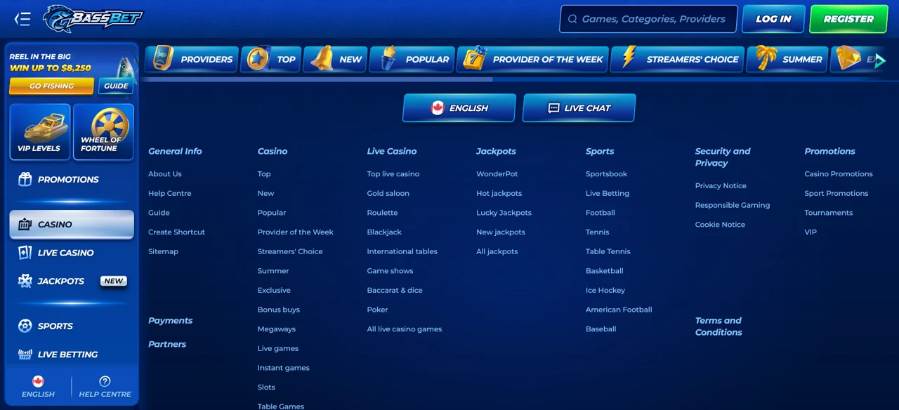 BassBet screenshot 2