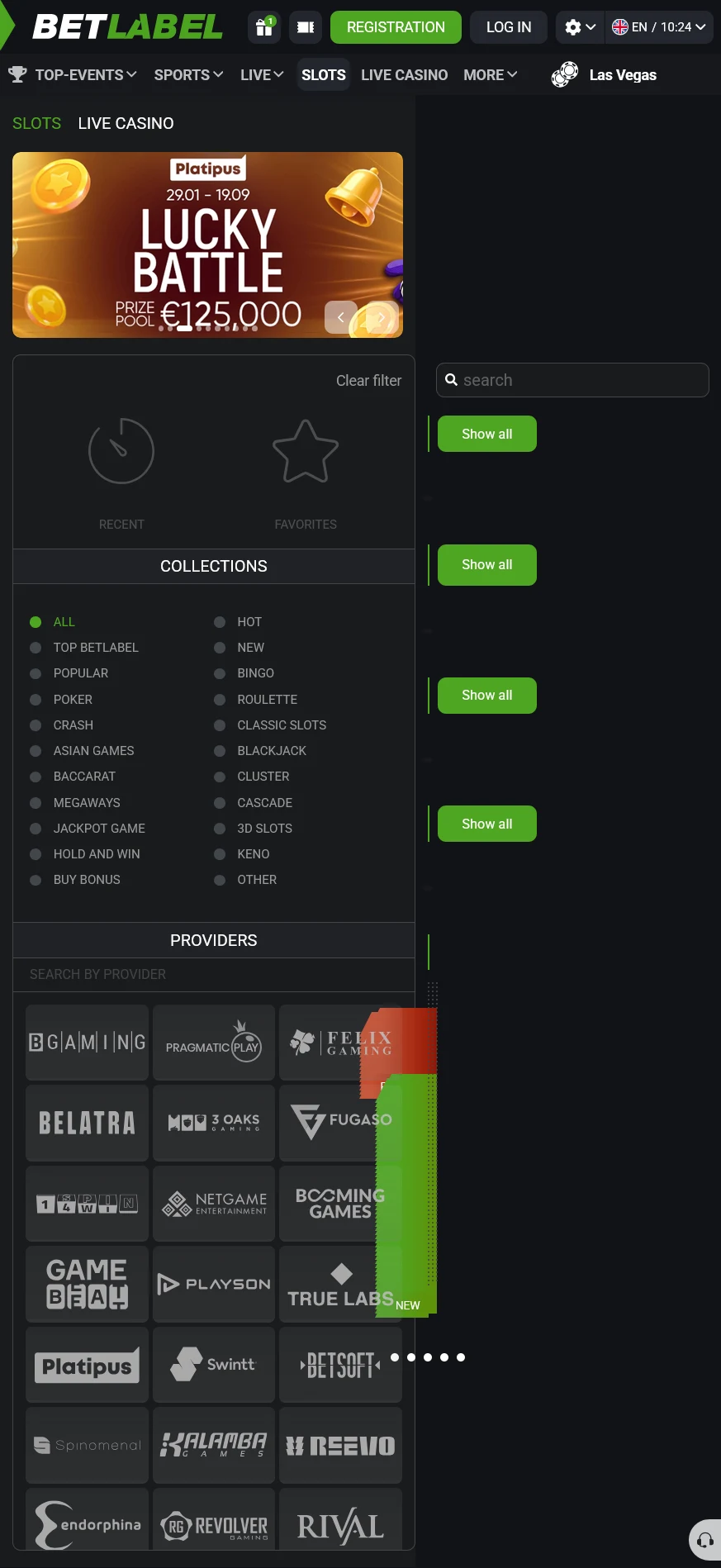 Betlabel screenshot 1