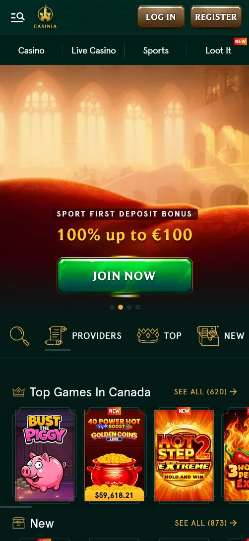 Casinia screenshot 1