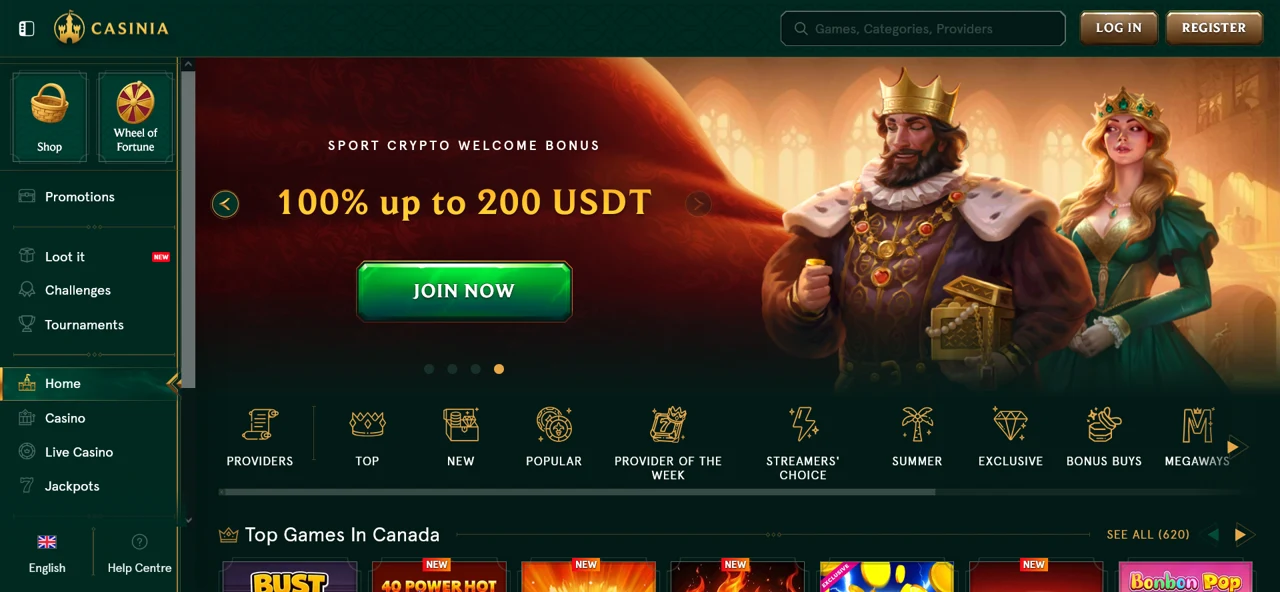 Casinia screenshot 2