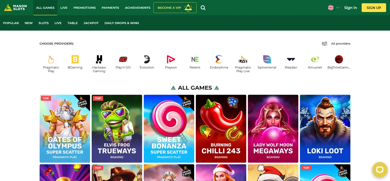 Masonslots screenshot 2