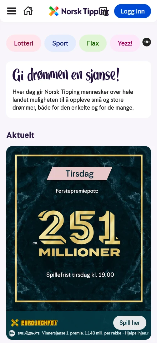 NorskTipping screenshot 1