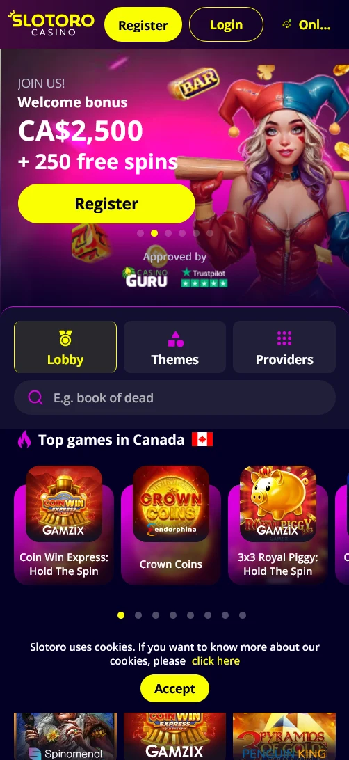 Slotoro screenshot 1