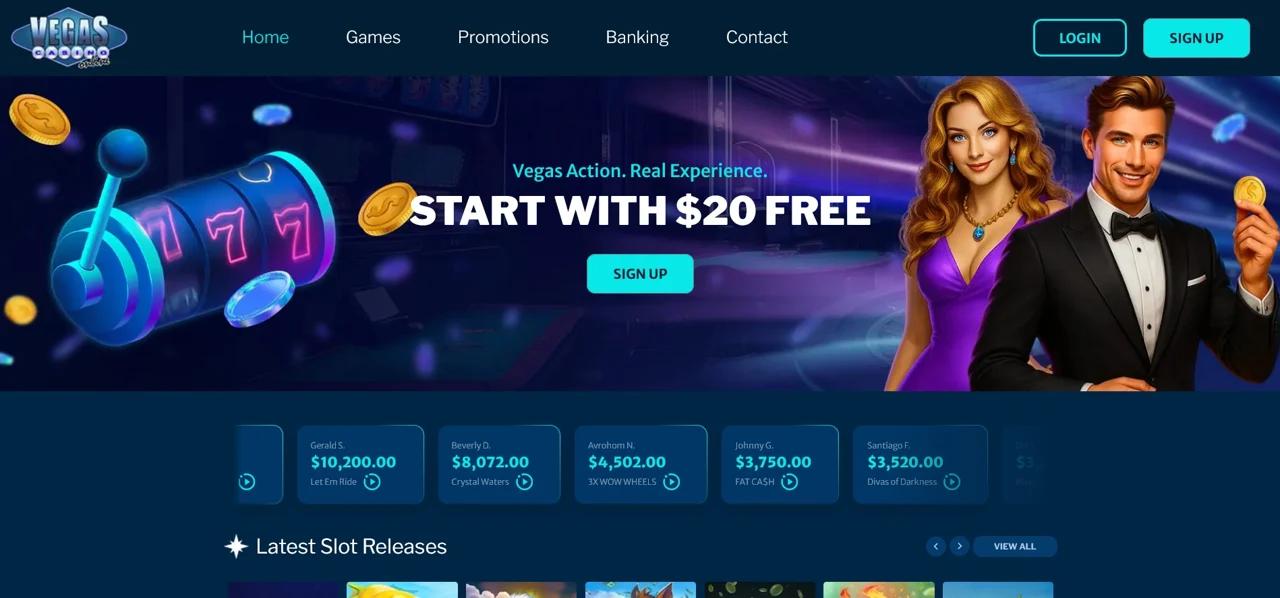 VegasCasinoOnline screenshot 1