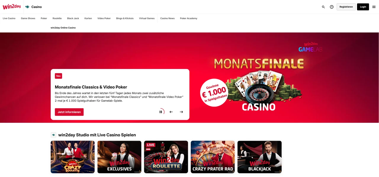 Win2Day screenshot 2